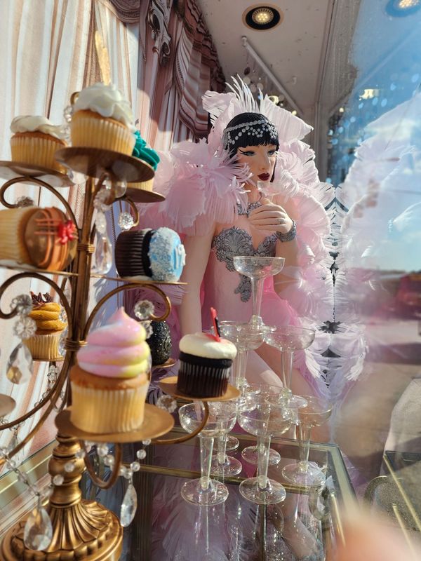 The Home Bakery in downtown Rochester created a life-size cake of superstar entertainer Taylor Swift.