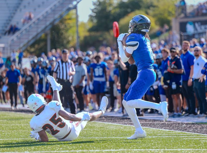 Sean Byrd makes a catch against Davenport .The Lakers defeated Northern Michigan on Saturday.