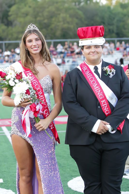 Lucy Monahan was crowned 2025 homecoming queen at Bedford High School. Ben St. Germain was crowned 2025 homecoming king.