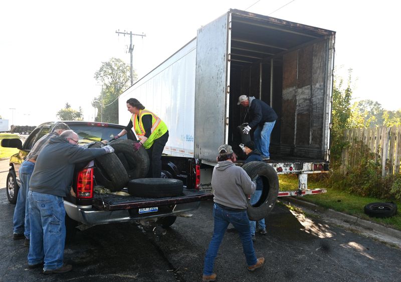 Branch County will again collect scrap tires this Saturday, Oct. 11, at the county complex by the jail from 9 a.m. until 1 p.m.