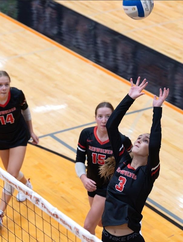 Clinton's Bella Bannon, shown here in early season action, earned All Conference First Team honors this season