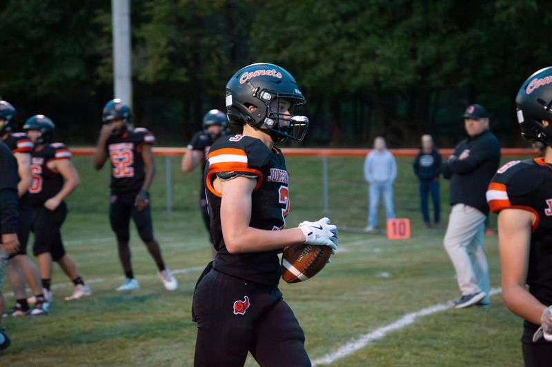 Jonesville sophomore Max Young is named a Week 8 11-player football Athlete of the Week honoree after helping the Comet defense nearly shut out Vandercook Lake.