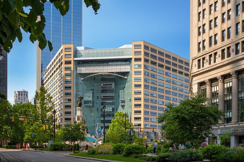 The One Campus Martius building in downtown Detroit