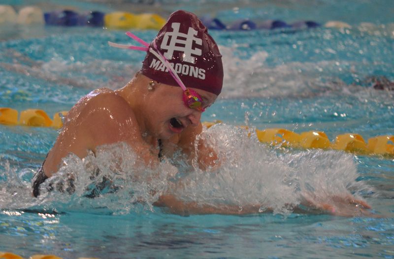 Holland Christian's Camryn Siegers won the 200 IM conference title on Saturday.