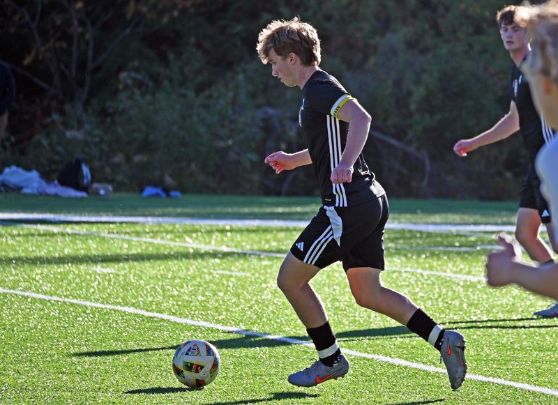 Harbor Springs senior Ben McShannock will exit the program as a key midfielder after the Rams fell in a regional semifinal against North Muskegon Tuesday, Oct. 21.