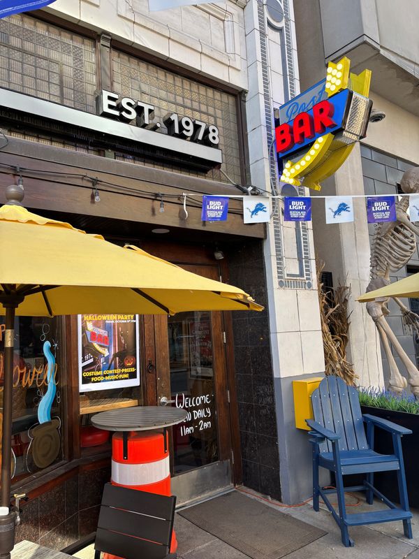 The Post Bar is known as a dive bar and reopened at a new location in downtown Detroit late last year.