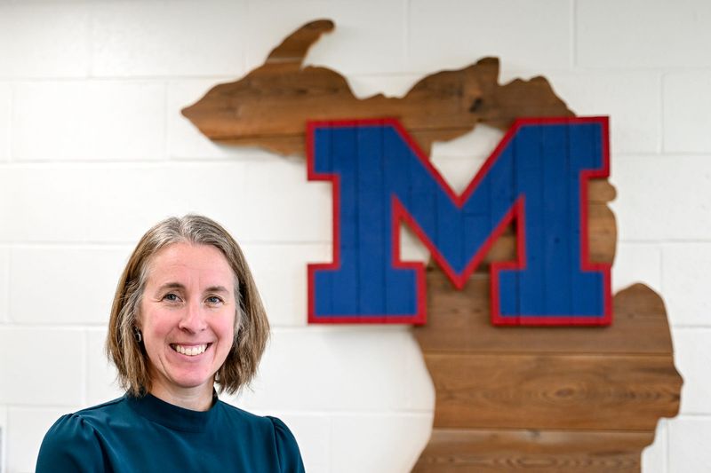 Mason High School Assistant Principal Tara Becker-Utess photographed on Thursday, Nov. 6, 2025, at the school in Mason, was named the 2026 Assistant Principal of the Year.