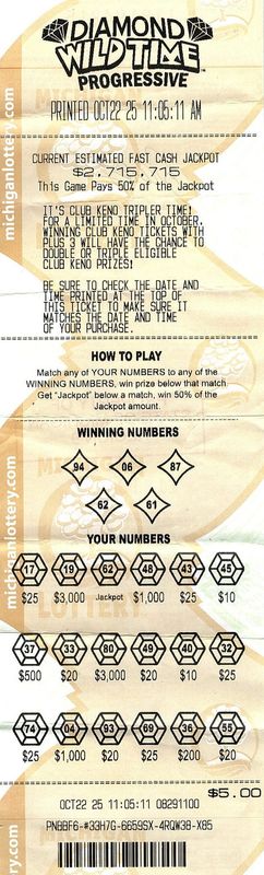 A St. Clair County won a $1.35 million progressive jackpot prize playing the Diamond Wild Time Progressive Fast Cash game.
