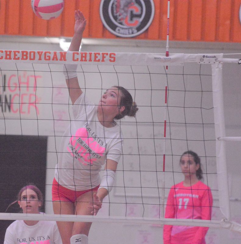 Pellston senior Lanie Irwin was one of the top volleyball players in the Cheboygan area during the 2025 season.