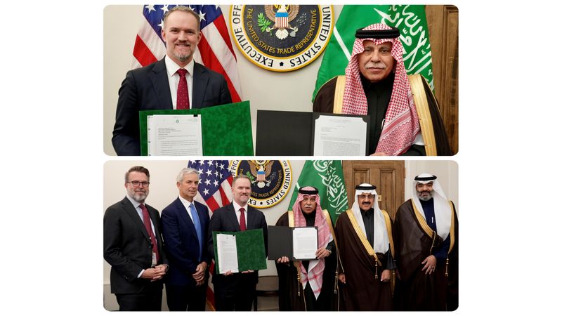 The agreement, signed by U.S. Trade Representative Jamieson Greer and Saudi Arabian Minister of Commerce H.E. Dr. Majid bin Abdullah Al-Kassabi, will expand American sales in Saudi Arabia.