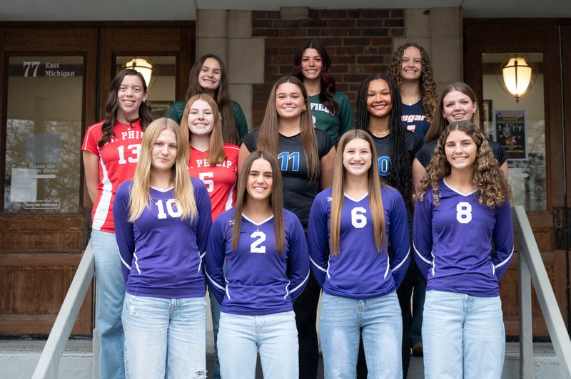 The 2025 Battle Creek Enquirer All-City Volleyball Team is made up of members of the city volleyball teams and voted on by the city coaches and the Enquirer sports staff.