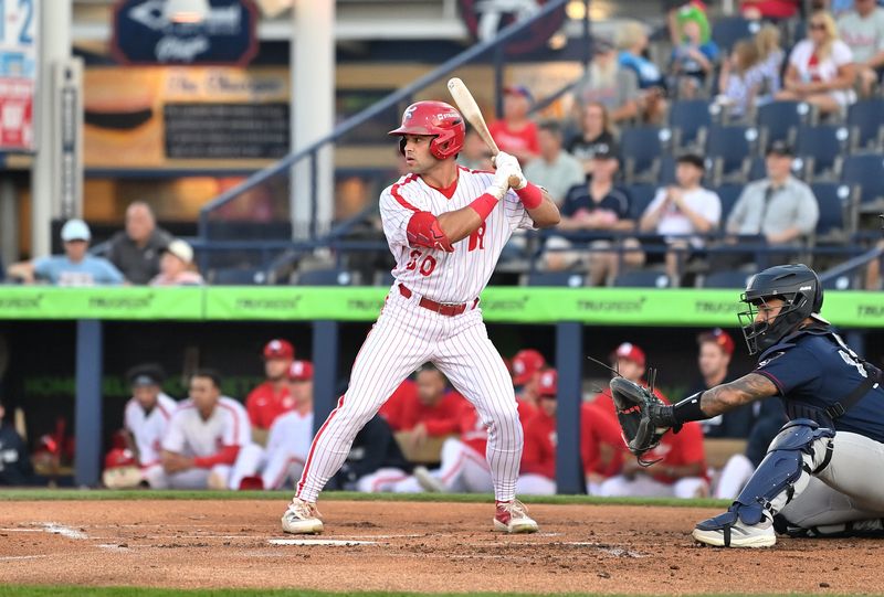 Former Northville standout Dante Nori is shown here with Double-A Reading in 2025. Nori was a 2024 first-round draft pick of the Philadelphia Phillies, selected No. 27 overall.