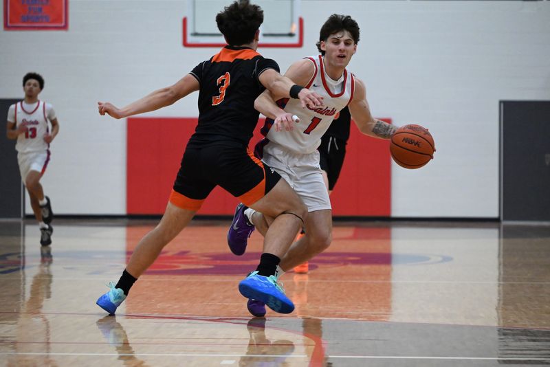 St. Clair's Braylon Frantz dribbles the ball during a game earlier this season.