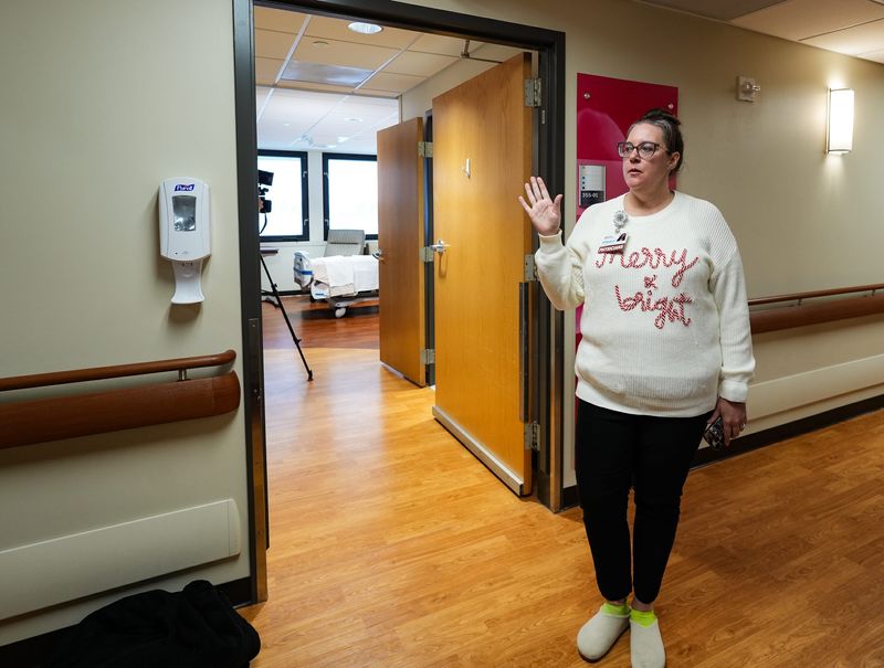 UM Health-Sparrow Maternal Fetal Medicine Program Director Dr. Abigail Ramseyer, D.O., talks about the hospital's 2026 High Performing
Hospital for Maternity Care awarded by U.S. News & World Report, Tuesday, Dec. 9, 2025.