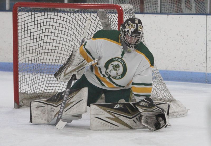 Goaltender Chase Rayburn and Howell came in at No. 3 in Division 1 in the most recent Michigan High School Hockey Association state rankings.