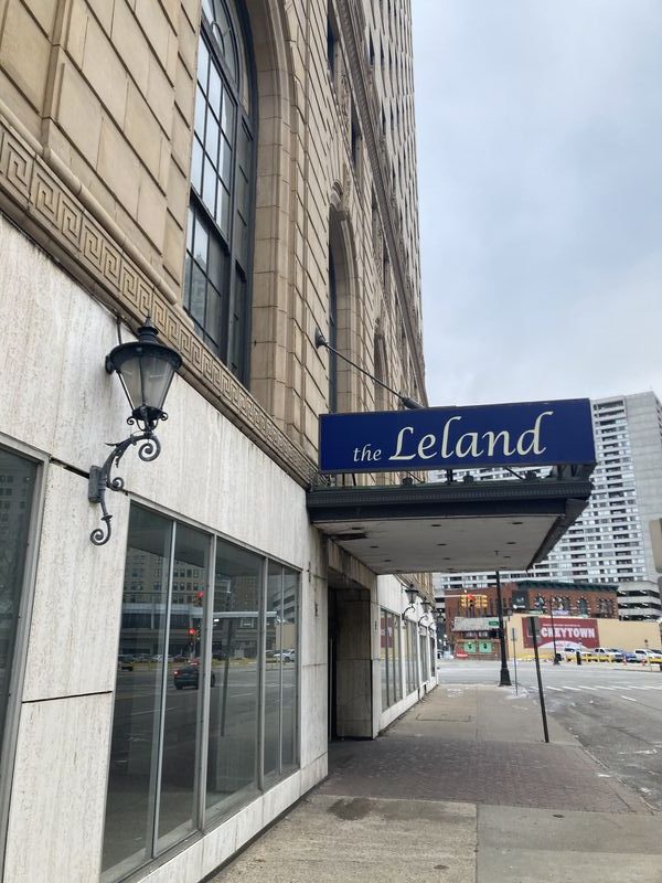 The recently evacuated Leland House apartment building in downtown Detroit was cold and dark on Thursday, Dec. 11, 2025.