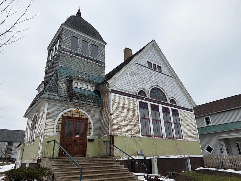 Pictured is 224 Michigan St. in Petoskey, future home of the Belle Tower project.