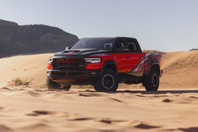 The 2027 Ram 1500 SRT TRX offers 777 horsepower and 680 pound-feet of torque.