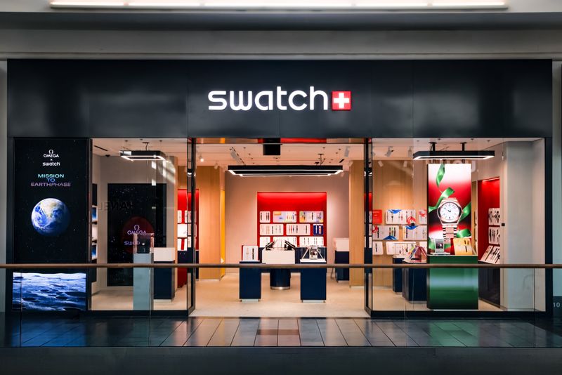 A Swatch store in the Mall at Green Hills in Nashville in late 2025.