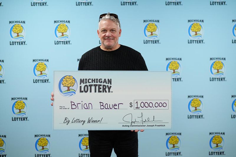 Brian Bauer of Saline, 56, recently won $1 million in the Dec. 10 Powerball drawing.