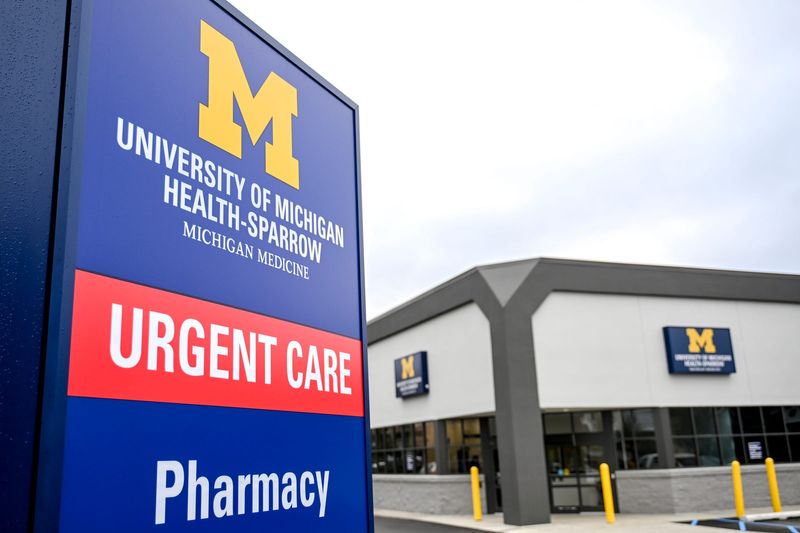 UM Health-Sparrow Lansing Chief Medical Officer Dr. Chandu Vemuri, talks about flu season and ways to prepare and care for flu illnesses on Friday, Jan. 9, 2026, at the UM Health-Sparrow Urgent Care location in Lansing.