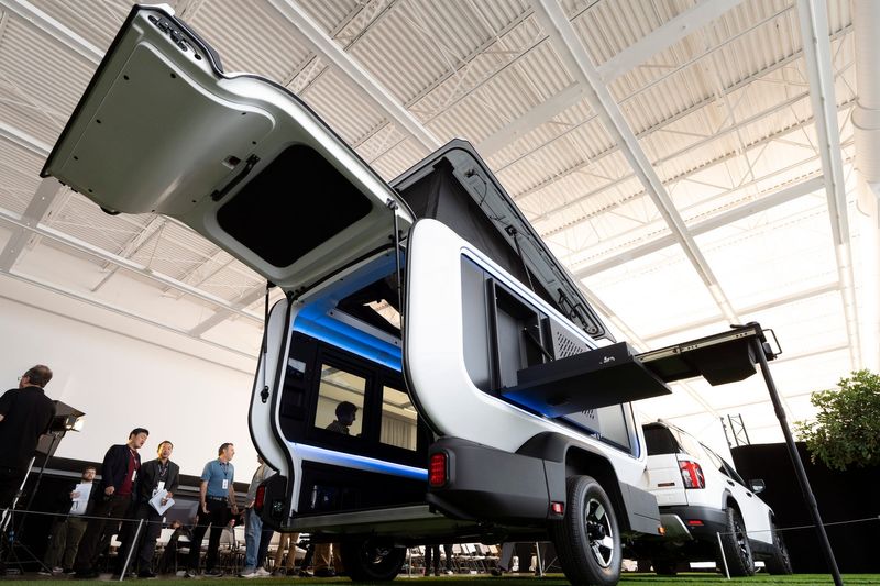 The Honda Base Station Prototype is seen Friday, Nov. 21, 2025, in Torrance, California.