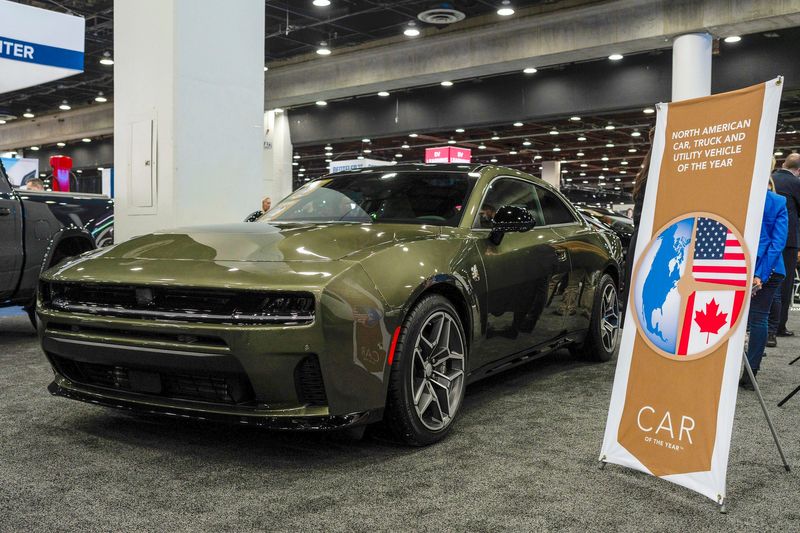 The 2026b Dodge Charger was chosen as the 2026 Detroit Auto Show inside Huntington Place in Detroit on Wednesday, Jan. 14, 2026.