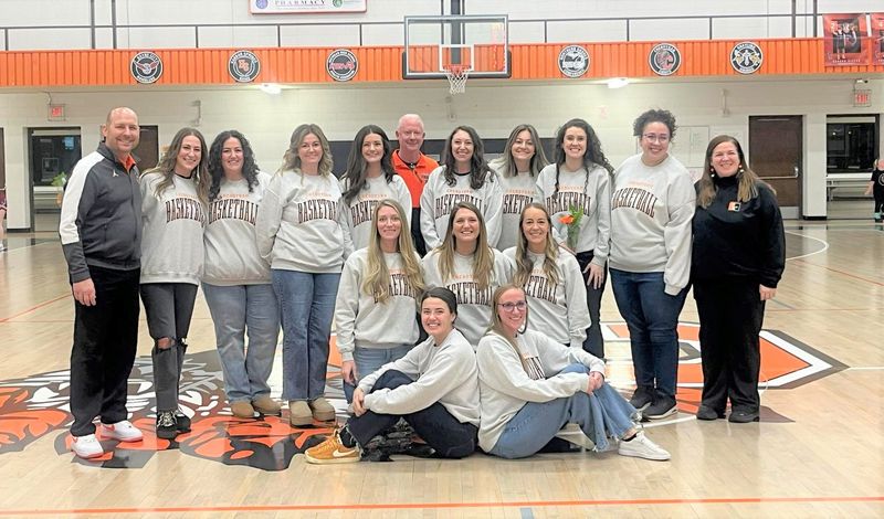 It was an emotional night for members of the 2005 Class B state semifinalist Cheboygan girls basketball team, who were honored at halftime of Cheboygan’s varsity game against Charlevoix on Friday, Jan 16. Those Chiefs won a ton on the court, but they’ve also had plenty of success in their post-basketball careers.