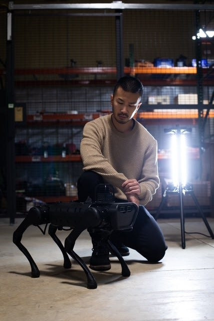 Calvin Gee, CEO of Engage, an artificial intelligence and robotics company.