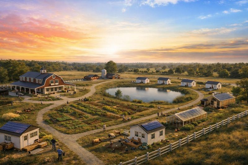 A rendering of a possible veterans homestead in Wright Township from Lost and Found Homestead Farms.