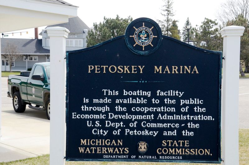 The Petoskey marina has 144 slips and a variety of amenities for boaters.