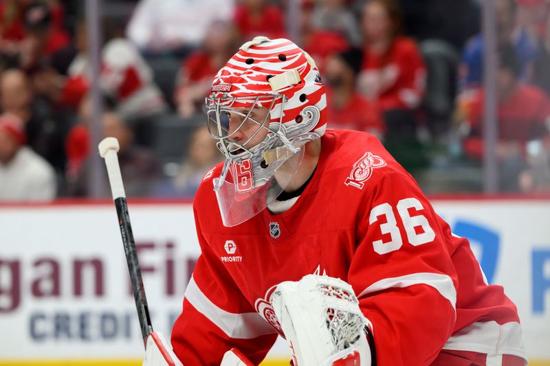 Red Wings goaltender John Gibson has overcome a slow start to put together a 2.62 goals-against average and a .904 save percentage in 37 games, his first season with Detroit.