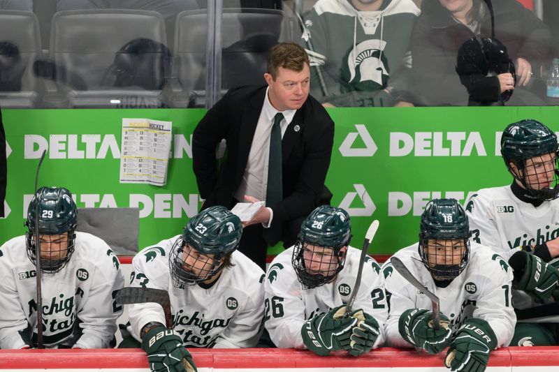 Michigan State coach Adam Nightingale is coaching Team USA at hte 2027 World Junior Championship in Alberta.