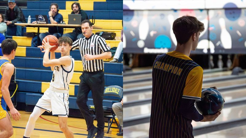 Ben Champion's dual sport winter includes time on the lanes and on the basketball court.