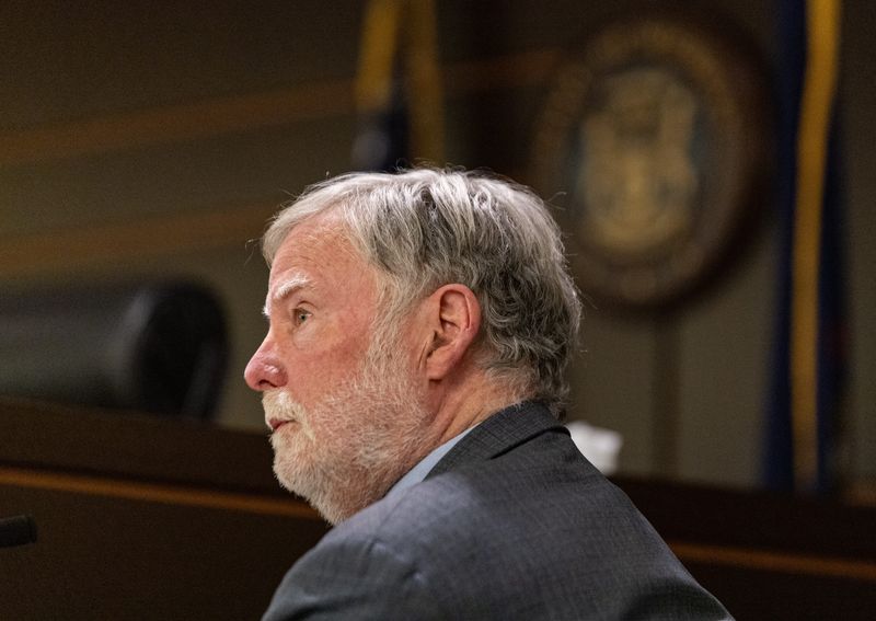 Defense expert Jim Trainum speaks during an evidentiary hearing for Karen Boes on Feb. 12 in Ottawa County's 20th Circuit Court.