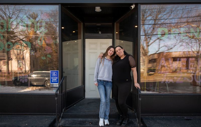 PetalPop Cafe co-owners Syreeta Brown, left, and Lillian Schmidt, pictured Monday, Feb. 16, 2026.