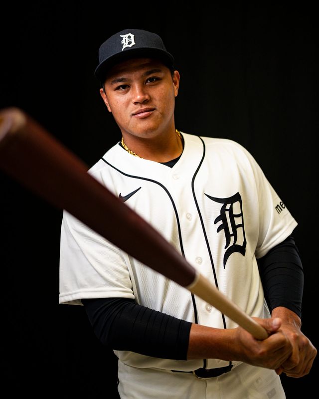 Detroit Tigers infielder Hao-Yu Lee on picture day during spring training at TigerTown in Lakeland, Fla. on Tuesday, Feb. 17, 2026.