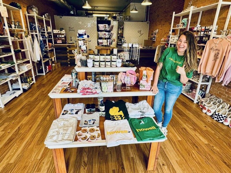 Morgan Cherry, business owner, poses inside The Simply Cherry Collection at 120 W. Grand River Ave. in Howell.