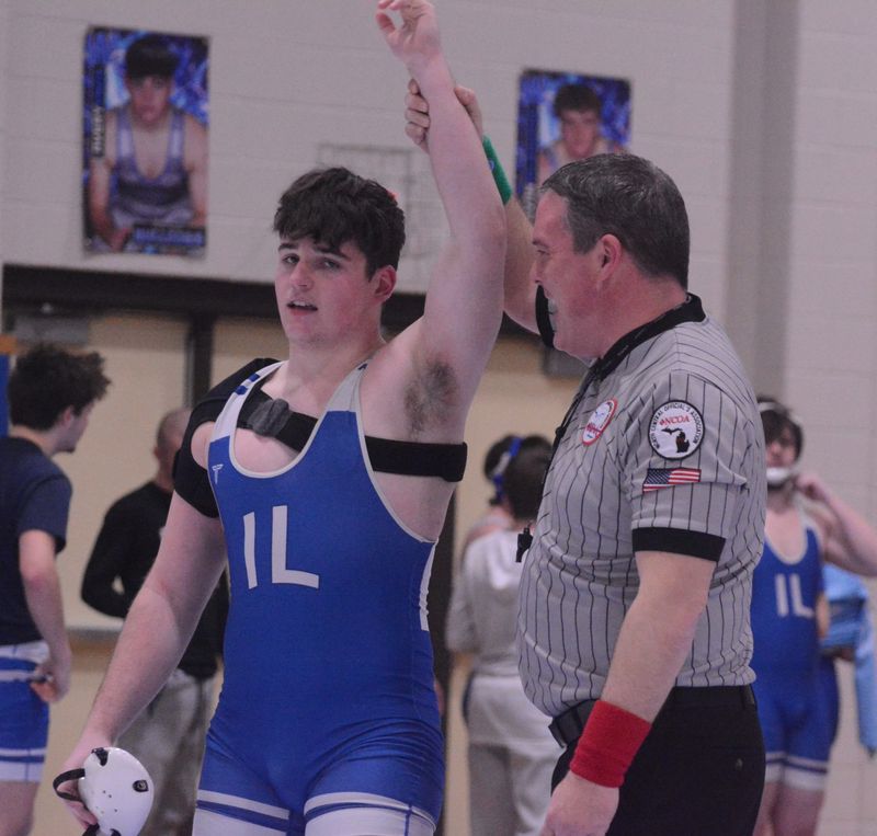 Inland Lakes Division 4 regional wrestling champion Avery Enos is one of the nominees for the Cheboygan Daily Tribune's high school sports athlete of the week for Feb. 16-21.