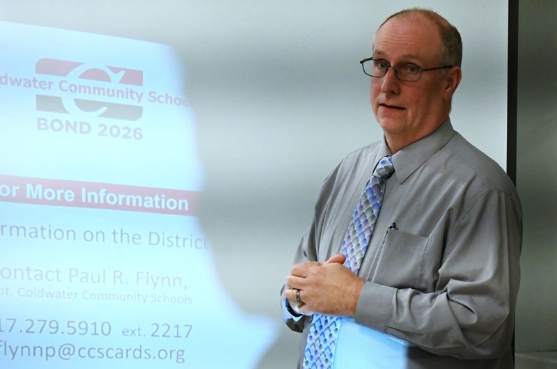 Coldwater Schools Superintendent said the high school needs updating and repairs after the last major building work occurred in 1992 on the 70-year-old building. Passage of a 30-year 1.5 mill $64 million bond would cover the costs.