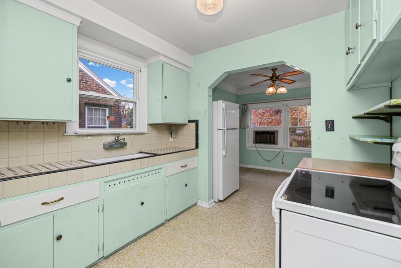 The kitchen at 18052 Prevost in Detroit. The home sold in January 2026 for $90,000 after 14 days on the market, underscoring how preparation and presentation can influence buyer interest.