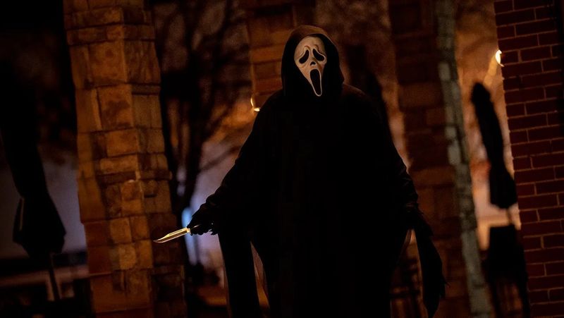 Ghostface in "Scream 7."