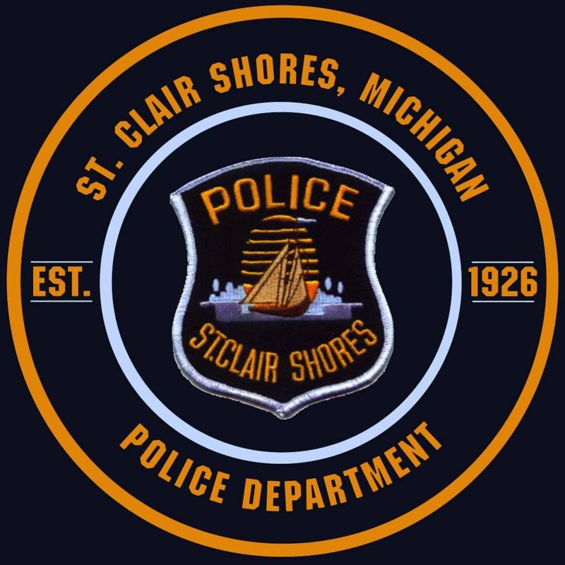 St. Clair Shores Police Department logo.
