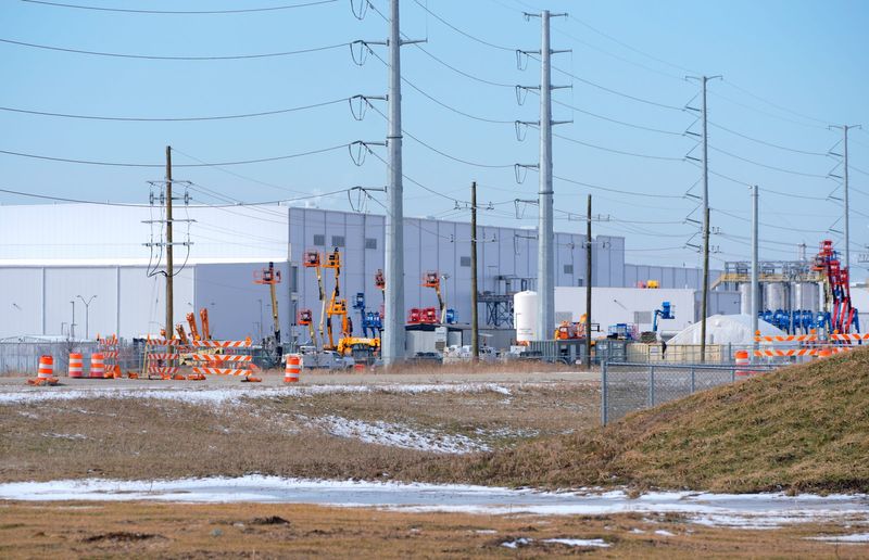 The Ford Motor Company BlueOval Battery Park Michigan in Marshall on Wednesday, Feb. 26, 2026.