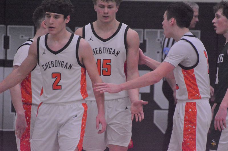 Just like last season, the Cheboygan boys basketball team has a shot to win a Division 2 district title on its home court, but it won't come easy against the dangerous Ogemaw Heights Falcons.