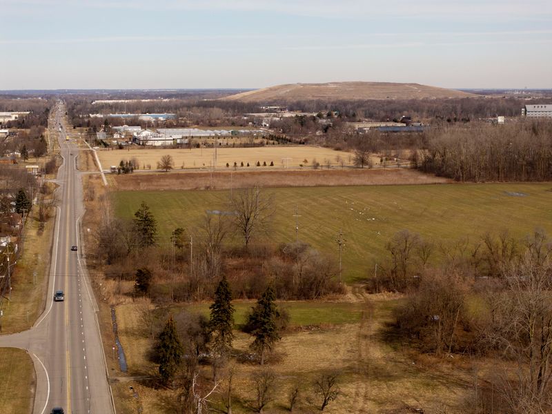 This is the site of a proposed data center, backed by Google Inc., south of Wayne County Community College in Van Buren Township on Feb. 26, 2026. The Van Buren Township planning commission this month awarded Google a 50% property tax break that will save the company $124 million over 12 years.