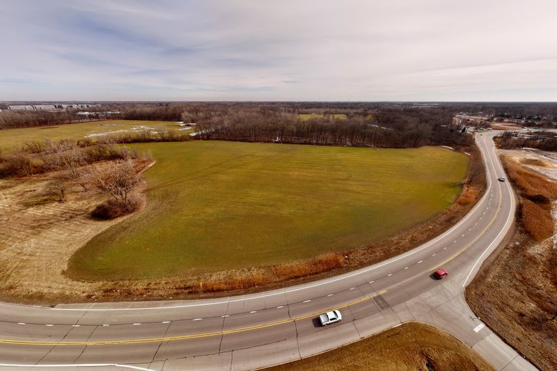 The site of a proposed data center, south of Wayne County Community College, in Van Buren Twp., February 26, 2026.