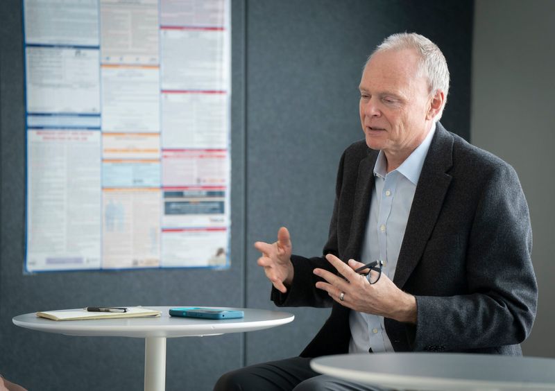 Laboratory Director of MSU’s Facility for Rare Isotope Beams (FRIB) Thomas Glasmacher, speaks to the Detroit Free Press on Monday, March 2, 2026 as he and his team have recently christened its new K500 Chip Testing Facility or KSEE, expanding U.S. capacity for radiation effects testing of advanced microelectronics used in spaceflight, defense, wireless communications, and autonomous systems.
