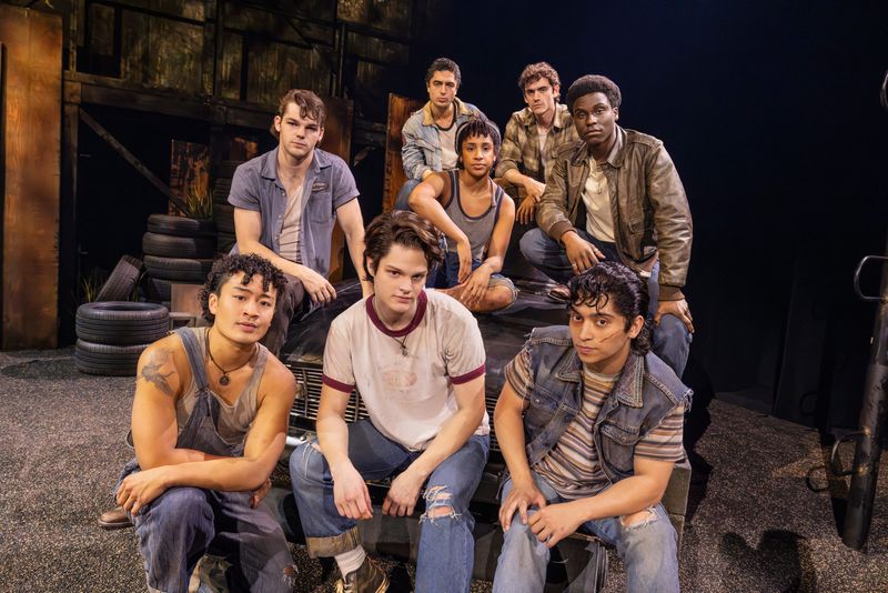 "The Outsiders" musical is at the Fisher Theater this month.