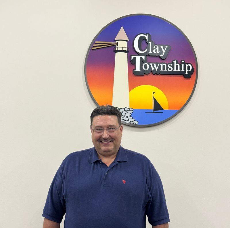 Trustee Roy Martin poses for a photo after being appointed Clay Township supervisor during a special meeting on March 3, 2026, at the Township Meeting Hall, 4710 Pte. Tremble Rd., Clay Twp.